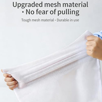 3Pcs Mesh Laundry Bags with Sturdy Zipper,washing Bags for Washing Delicates,Protect Clothes in Washing Machine for Home, College & Dorm (3 Large) - size: 3 Large