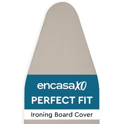 Encasa XO Ironing Board Cover and Pad 42"x14" Medium, Scorch Resistant - color: Beige, size: Medium (42"x14")