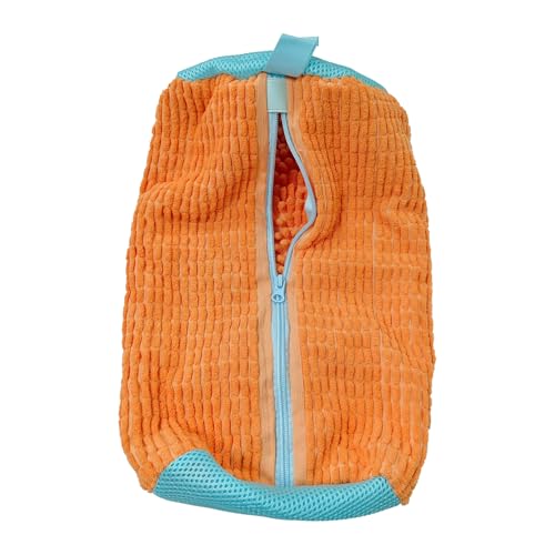 Reusable Shoe Washing Machine Bag - Laundry Shoe Bag for Washer & Dryer, Cleaning Bag for Sneakers Tennis Shoes Unstain Cleaner - color: Orange
