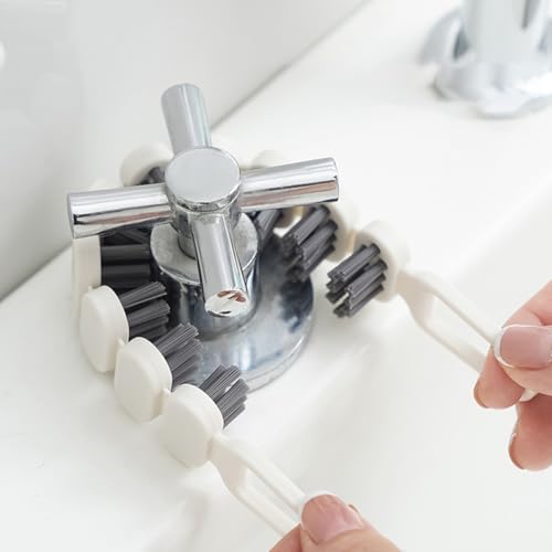 Flexible Cleaning Brush, Soft Bristle Brush, Faucet Brush, Sink Cleaning Brush, Bathroom Tile Floor and Wall Trough Cleaning Brush, Cleaning Supplies, Cleaning Tools