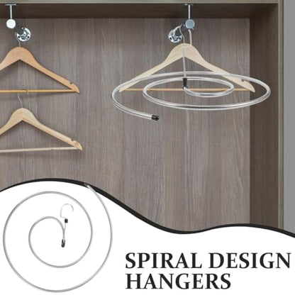 Cabilock Spiral Laundry Drying Rack 11X15 Inch Space-Saving Hanger for Bed Sheets Blankets Towels Indoor Outdoor Use