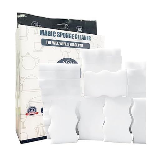 70 Pack Magic Sponges Eraser, 2X Density Melamine Sponge, Extra Large Long Lasting Household Kitchen Cleaning Sponge for Dishes, Bathroom, Bathtub, Car, Toy (4.3 x 2.8 x 0.8 in)