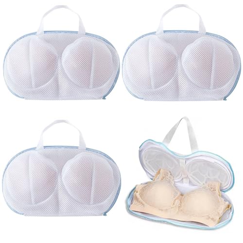 4 Pack Large Bra Washer Laundry Bags for Washing Machine,Mesh Laundry Bags for Bras,Be Suitable For Socks, Underwear, Gentle Wash And Durable Fabric - color: 4PCS