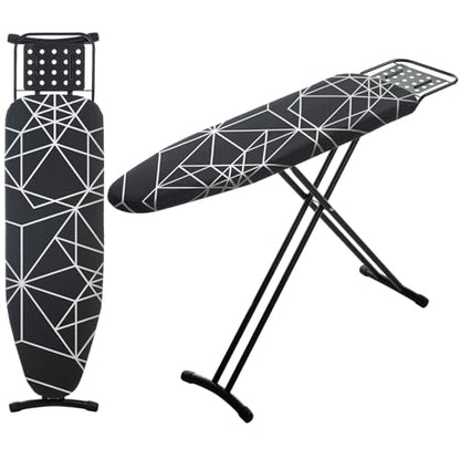 RAINHOL Ironing Board 43x13, Compact Full Size Iron Board Black - color: Black Mesh