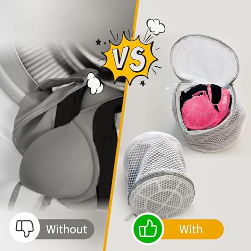 3PCS Honeycomb Mesh Laundry Bags for Delicates with Zipper,Travel Storage Organize Bags,Clothing Washing Bags for Underwear,Lingerie,Bra,Blouse, Hosiery, Stocking, Socks,Extra Strong(2Bra,1S) - size: 3 Set-Bra+Bra+S