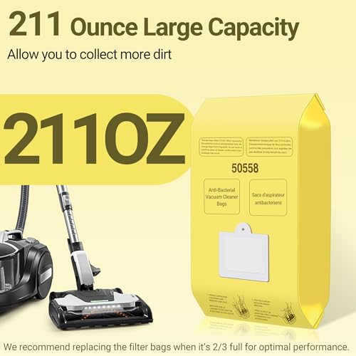 50558 Canister Cleaner Bag Replacement for Kenmore Vacuum - style: 12 Pack