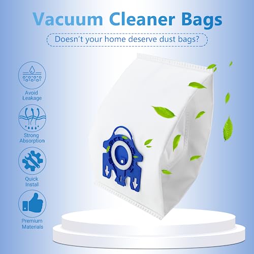 3D Airclean Bags Fit for Miele GN Classic C1 Complete C1 C2 C3, Pack of 20 - size: 20 Pcs