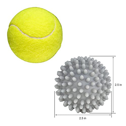 Dryer Balls 4 Pack - Non-Toxic Reusable Dryer Balls (Gray) - color: Gray