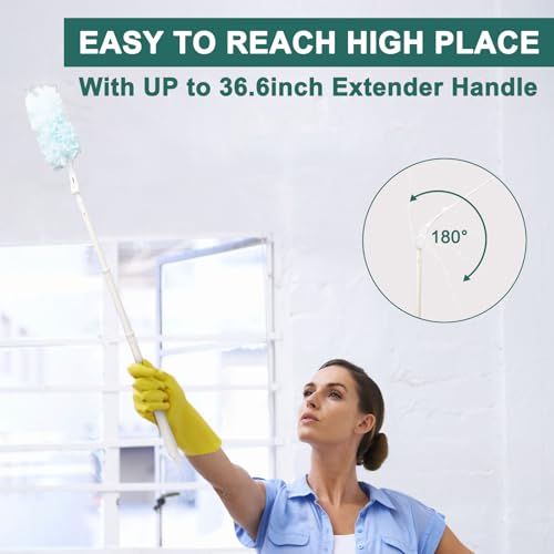 Heavy Duty Duster Handle Replacement Compatible with Swiffer Duster,1Pcs