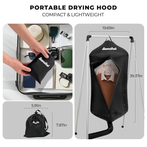 portable clothes dryer–Travel Clothes Dryer – Ideal for Small Loads of Lightweight Garments, Plus Small Items Like Underwear and Socks