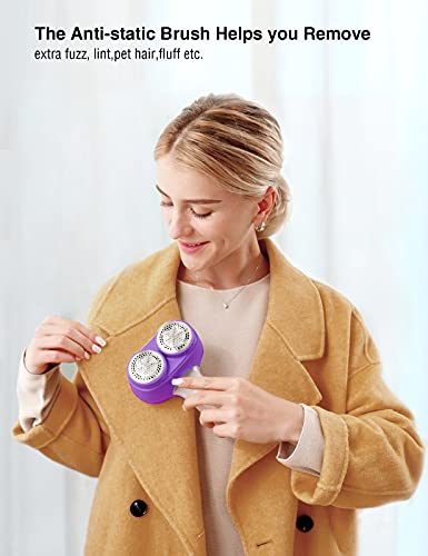 VASSON Fabric Shaver, Sweater Depiller & Pilling Remover - color: Purple