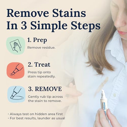 Miss Mouth's Messy Eater Stain Treater Pens & 4oz 3-Pack - On-the-Go Spot Remover for Clothes - Portable Baby Stain Spray, Newborn Essentials