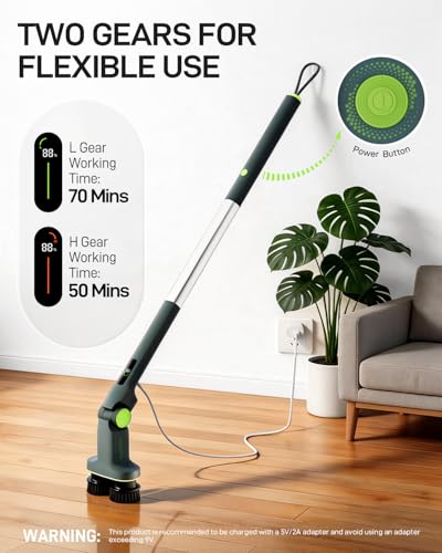 Electric Spin Scrubber Cordless Cleaning Brush