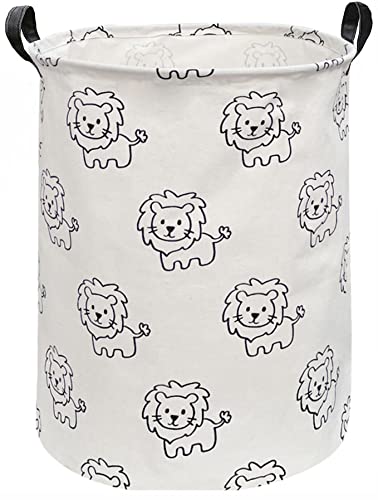 ESSME Animal Hamper,Nursery Laundry Basket,Lion Storage Basket,Gift Baskets,Room Decor,Home Organizer (Lions) - color: Lions