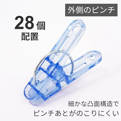 Towa Sangyo CLR Jumbo Square Hanger Polycarbonate Laundry Hanger with 42 Pinches, Black - style: Polycarbonate Pinch