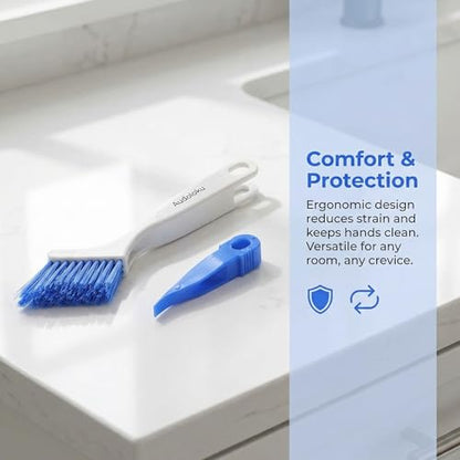 3PCS Crevice Brush Gap Deep Cleaning Brush Small Detail Kitchen Scrub Brush Window Groove Sliding Door Track Home Cleaning Brush