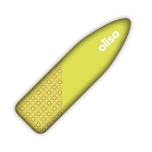 oliso Ironing Board Cover and Pad - 100% Cotton - Standard 15 x 54 - color: Pistachio