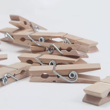 Large Wooden clothespins for Clothes 2.85 Inches Length,for Hanging Clothes,Craft,Food Opened Bags,DIY