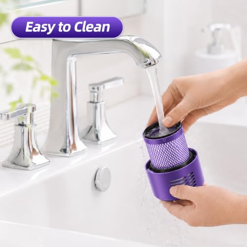 Compatible with Dyson V10, SV27, V10 Animal, V10 Absolute - size: 3 Pack