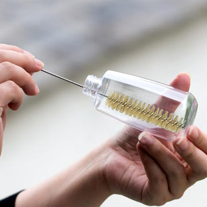 21 Pcs Nylon Mini Cleaning Brush Set Metal Straws Air Brush for Home Household Use Humming Bird Feeders Coffee Machine Tubing Pipe Cleaner Nozzle