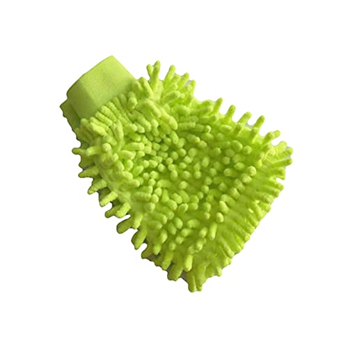 SagaSave Multi-Function Microfiber Gloves Cleaning Dusting Cleaning Gloves Home Cleaning Gloves Truck Auto Gloves - color: 1 Pcs Green