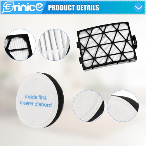NEU652 NEU651 NEU612 Filter Replacement Compatible with Eureka