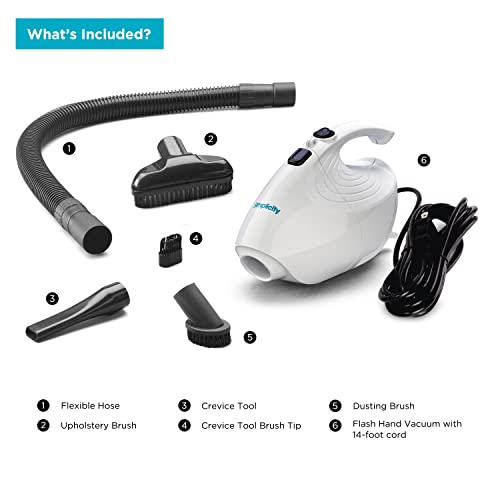 Simplicity Vacuums Flash Mini Handheld Vacuum, F1