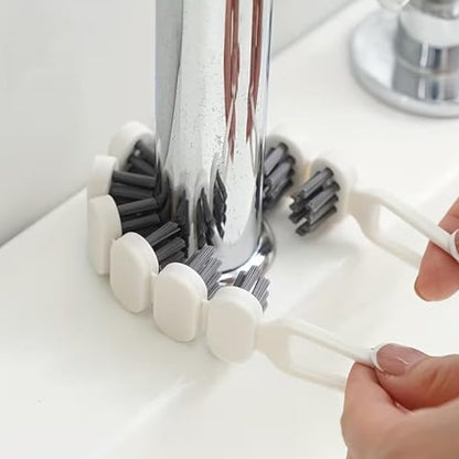 Flexible Cleaning Brush, Soft Bristle Brush, Faucet Brush, Sink Cleaning Brush, Bathroom Tile Floor and Wall Trough Cleaning Brush, Cleaning Supplies, Cleaning Tools