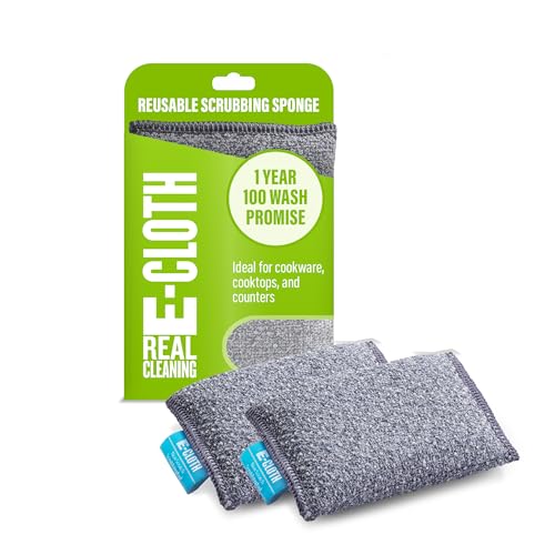 E-Cloth Non-Scratch Scrubbing Pads, Reusable Sink & Dish Sponges - 2 Pack - size: 2 Pack