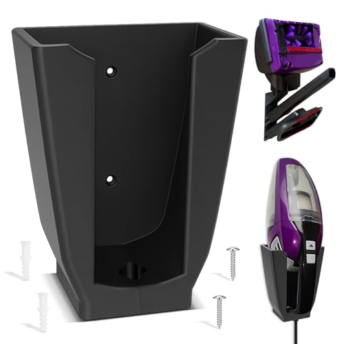 Wall Mount (Secures Charger Cord) and Attachment Holder for Bissell 2390 2390A Pet Hair Eraser Hand Vacuum, Accessories Organizer - color: Vac & Acc