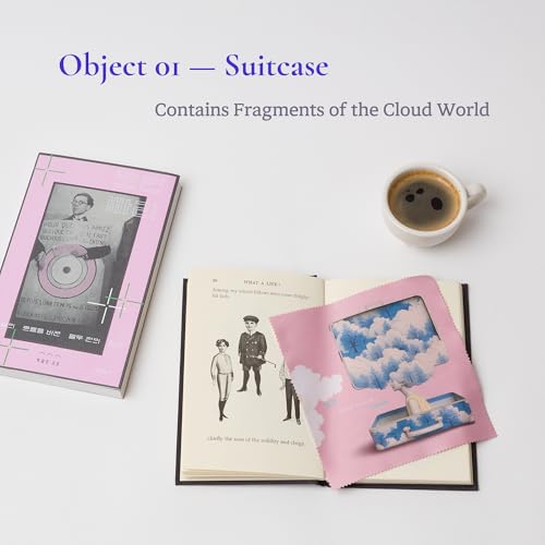 Artistic Microfiber Cleaning Cloth (2-Pack) – Cloud Wonderland Series 01: Suitcase (Imagination) - color: Imagination