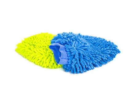 Zwipes Chenille Microfiber Premium Scratch-Free Car Wash Mitt, 2-Pack, Color may vary - size: 2 Wash Mitts