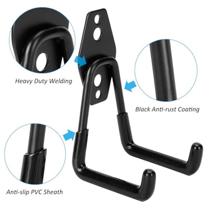 18 Pack Garage Hooks Heavy Duty - Supports 100 lbs - size: 18 Pack