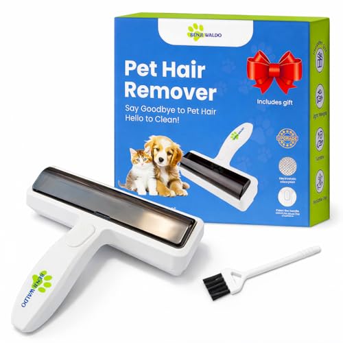Pet Hair Removal Tool - Reusable Lint Roller for Dog & Cat Hair Remover for Furniture, Couch & Car Seats - No Sticky Tape, No Refills