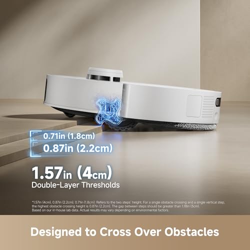 dreame L60 Ultra PE Robot Vacuum and Mop with 220+ Object Recognition - color: White, size: L60 Ultra PE