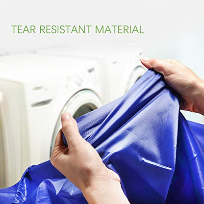 OTraki 24x32 Inch Laundry Bags XL Travel Laundry Bag Machine Washable Dirty Clothes Organizer with Drawstring Closure Heavy Duty Laundry Storage Bags, Drying Do Not Exceed 176℉ Blue - size: 24x32 inch