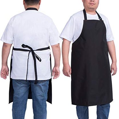 Waterproof Apron for Men and Women - Black - color: Black-1