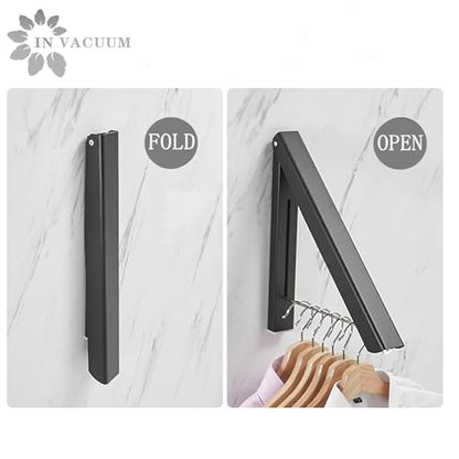 Clothes Drying Rack, Laundry Racks for Drying Clothes, Foldable Retractable - color: 1 Rack Black