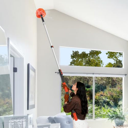 20FT Cobweb Duster with Extension Pole - High Reach Duster - size: 12 FT