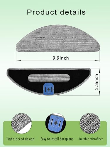 Vacuum Mop Pads for iRobot Roomba Combo j5+/j8+/i3+/i5+/i8+ Series - color: 6 Pack for J5&I5