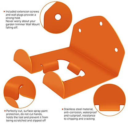 Flexi Rods Garage Organizer Wall Hanger - Garden Tool Rack for Grass Trimmer, Hedge Trimmer, Garage Tools, 1 Pack - size: Wall Hanger - 1 Bracket
