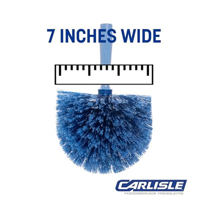 Sparta Round Duster Head, Soft Flagged Bristles, 9 Inch, Blue, 12-Pack