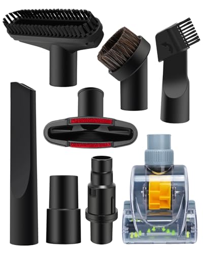 Upgraded Pet Hair Power Brush Attachment Compatible with Shark Navigator - color: 6 brush heads + 2 adapters