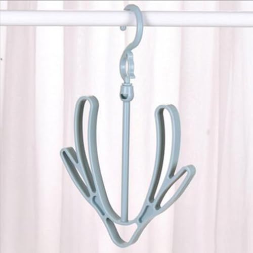 Connectable Shoe Drying Rack | 360 Rotatable Windproof Hanger for Sneakers Scarves Hats (Green)