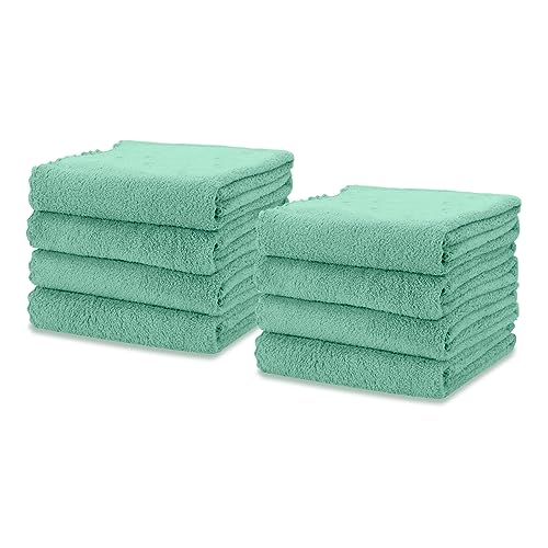 kimteny 8 Pack Microfiber Kitchen Dish Towels for Washing Dishes, Green - color: Green, size: 13x28 - 8 Pack