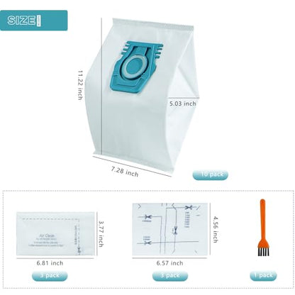 10 Pack Cleaner Bags Replacement for Miele Guard