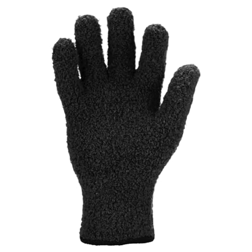 M METERXITY Dusting Gloves, Reusable Washable Mittens for Plants/House/Cars/Blinds Dusting, Leaf Cleaning Glove Mittens - color: Black, size: 7 x 10 cm