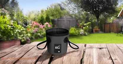 BANCHELLE 5 Gallon Collapsible Bucket with Handle for Indoor Outdoor