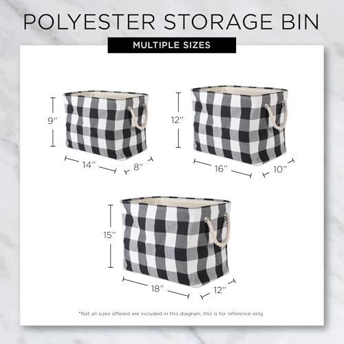 Bone Dry Pet Storage Collection Collapsible Bin, Black, Small Rectangle - color: Black, size: Small Rectangle