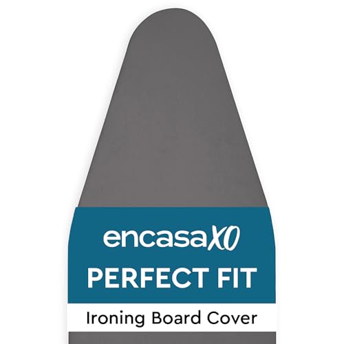 Encasa XO Ironing Board Cover and Pad 49"x18" Wide, Scorch Resistant - color: Gray, size: Wide (49"x18")